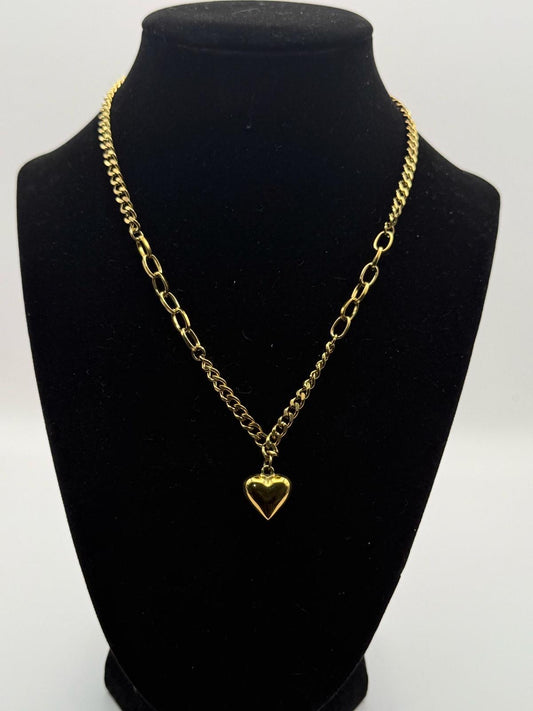 NECKLACE-COLLAR CUBAN HEART
