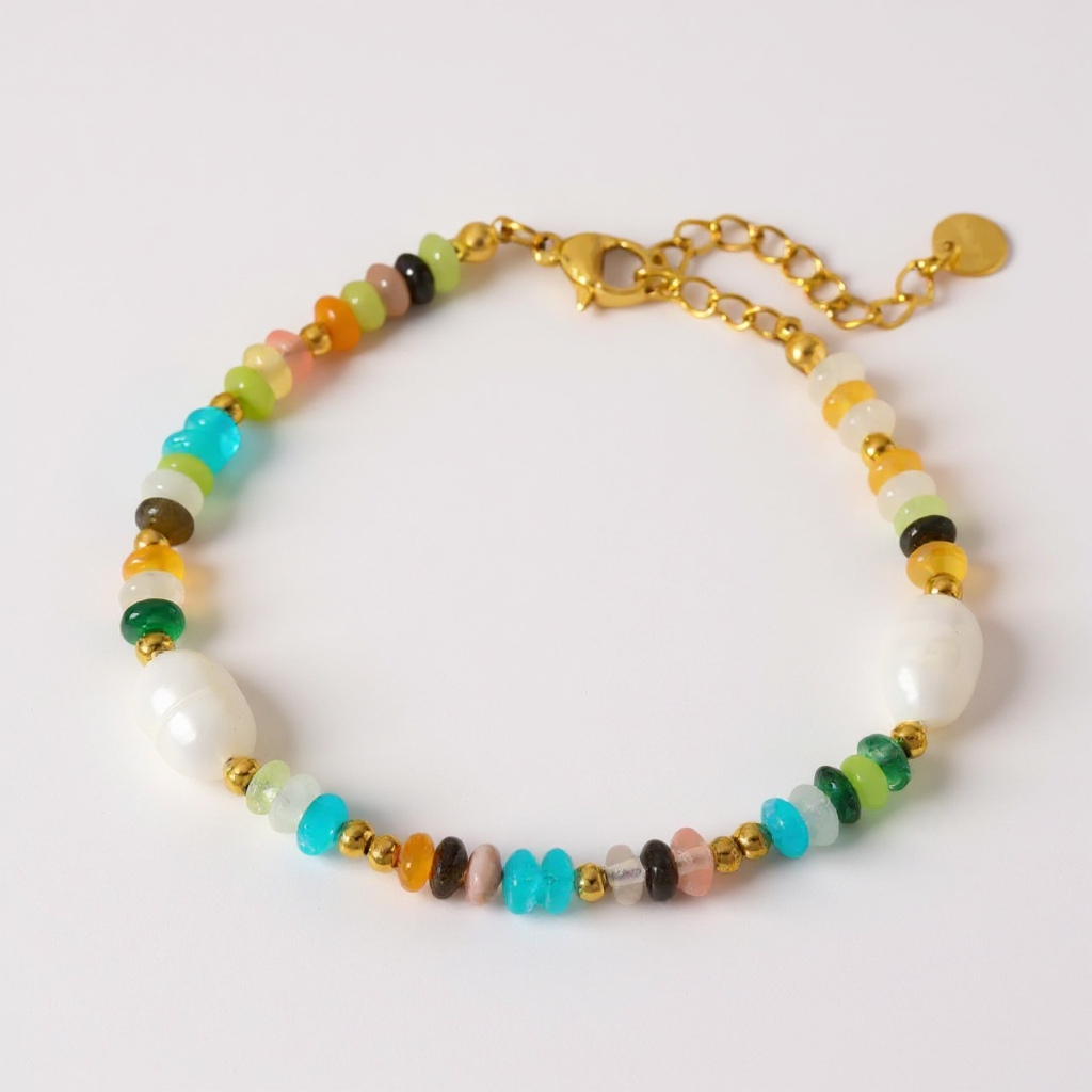 BRACELET GREEN TRICOLOR