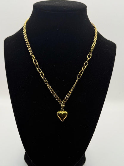 NECKLACE-COLLAR  CUBAN HEART