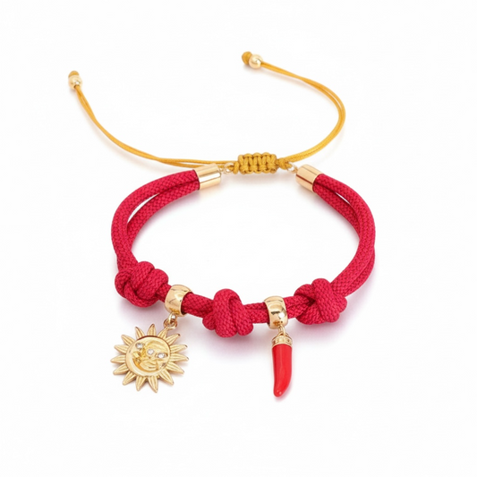 HORN AND SUN BRACELET